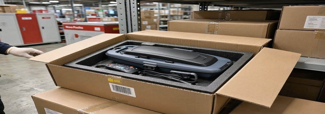 Посилка Нової Пошти з корабликом для підгодовування лежить на складі очікування