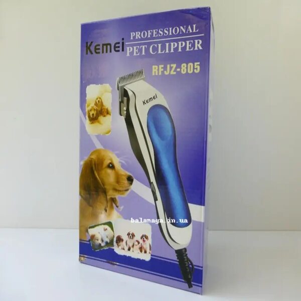 Машинка для стрижки собак та котів kemei 805 Машинка для стрижки собак та котів kemei 805