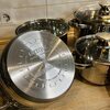 Набір посуду з 4 каструль з кришками (2.1/2.9/3.9/6.2 л)