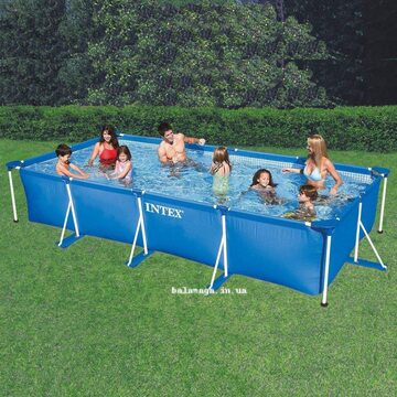 Каркасний басейн. Розмір 450х220х84 см. 3-х шаровий. INTEX 28273 RECTANGULAR FRAME POOL Каркасний басейн. Розмір 450х220х84 см. 3-х шаровий. INTEX 28273 RECTANGULAR FRAME POOL