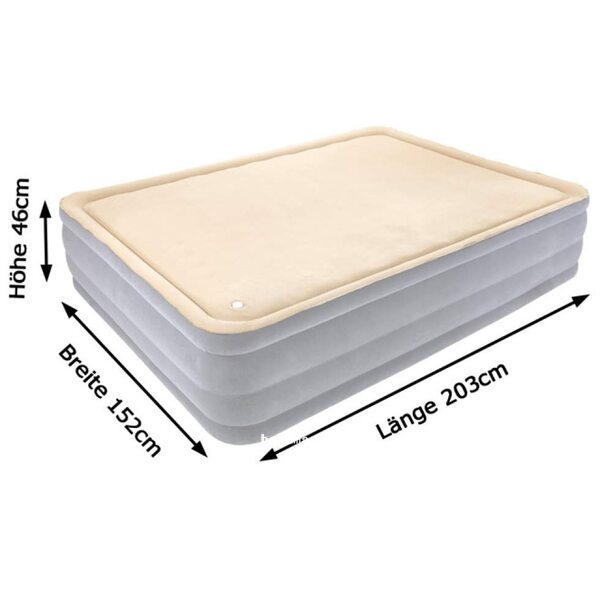 Двоспальне надувне ліжко 203 х 152 х 46 серії FoamTop Comfort Двоспальне надувне ліжко 203 х 152 х 46 серії FoamTop Comfort