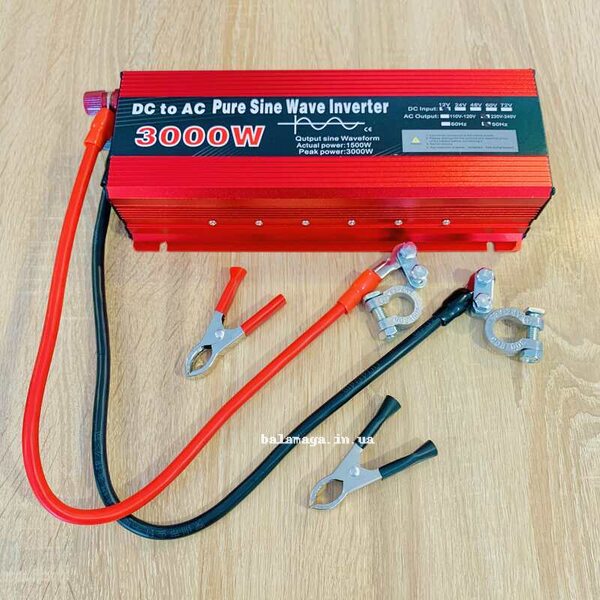 Инвертор для дома и квартиры с чистым синусом 3000 вт