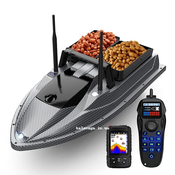 GPS прикормочный кораблик Flytec V600 Pro с эхолотом GPS прикормочный кораблик Flytec V600 Pro с эхолотом