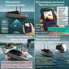 GPS прикормочный кораблик Flytec V600 Pro с эхолотом GPS прикормочный кораблик Flytec V600 Pro с эхолотом