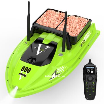 Базовий підгодівельний кораблик Flytec V600 Smart на 2 бункери (круїз-контроль, 3 кг)