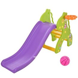 Детская горка. Размер 159х67х76.5 см. Bambi Giraffe Green 
