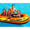 Палатка 4-х местная 240х210х100 см + надувная кровать + лодка INTEX 68006 Палатка 4-х местная 240х210х100 см + надувная кровать + лодка INTEX 68006