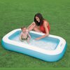 Детский надувной бассейн. 166х100х28 см. Объем: 128 л. intex 57403
