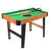 Настольная игра футбол+бильярд на штангах 2в1. Материал: дерево. 6003B-2