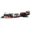 Железная дорога ТМ  Limo Toy. Паровоз с функцией настоящего дыма. Длина ЖД- 650см. Звуковые и световые эффекты
