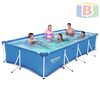 Каркасний басейн 400х211х81 см Bestway Об'єм: 5700 л Оцинковані сталеві труби. 56405 Каркасний басейн 400х211х81 см Bestway Об'єм: 5700 л Оцинковані сталеві труби. 56405