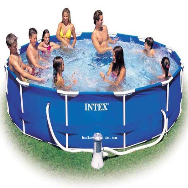 Каркасний басейн 305 Х 76 із насосом NEW Intex 28202 NP Каркасний басейн 305 Х 76 із насосом NEW Intex 28202 NP