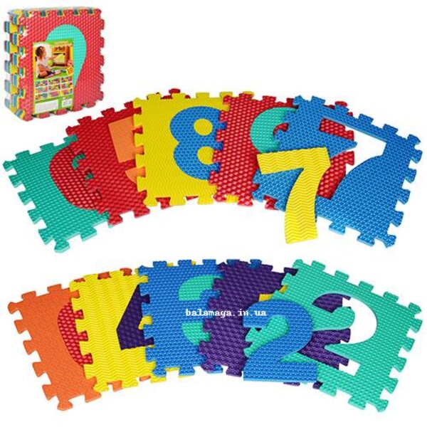 Игровой коврик-мозаика. 10 деталей. Материал: ЕВА. Размер 1 детали: 31.5х31.5 см. M 2608 Игровой коврик-мозаика. 10 деталей. Материал: ЕВА. Размер 1 детали: 31.5х31.5 см. M 2608