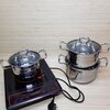 Індукційна настільна електроплита WimpeX WX1321 (2000W)+ набір каструль Індукційна настільна електроплита WimpeX WX1321 (2000W)+ набір каструль