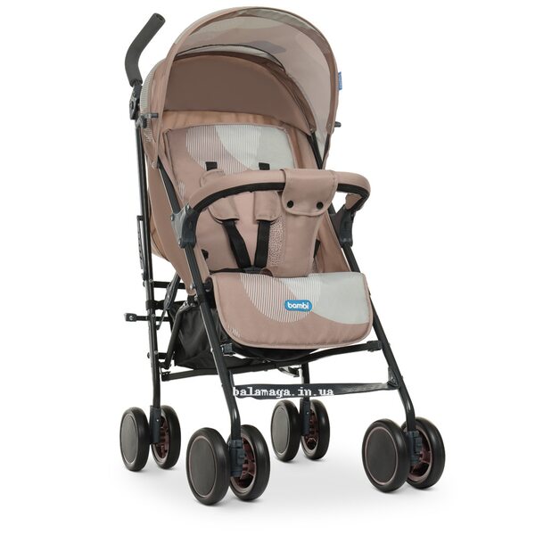 Прогулочная коляска Bambi M 4244 BEIGE Прогулочная коляска Bambi M 4244 BEIGE