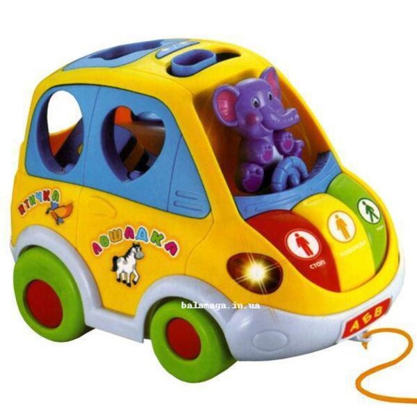 Розвиваюча іграшка Автошка Мелодії Joy Toy 9198 Розвиваюча іграшка Автошка Мелодії Joy Toy 9198
