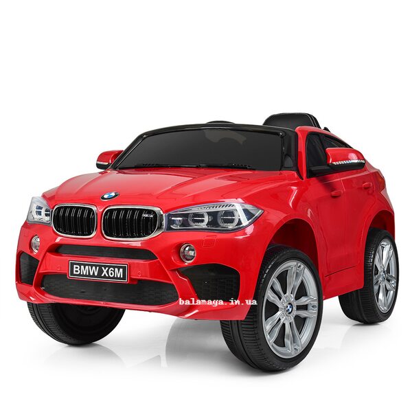 Дитячий електромобіль BMW X6M Звукові та світлові ефекти. SD, USB. Червоний. JJ2199EBLR-3 Дитячий електромобіль BMW X6M Звукові та світлові ефекти. SD, USB. Червоний. JJ2199EBLR-3