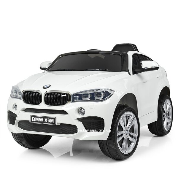 Дитячий електромобіль BMW X6M Швидкість: 3-5км\год. Звукові та світлові ефекти. SD, USB. JJ2199EBLR-1