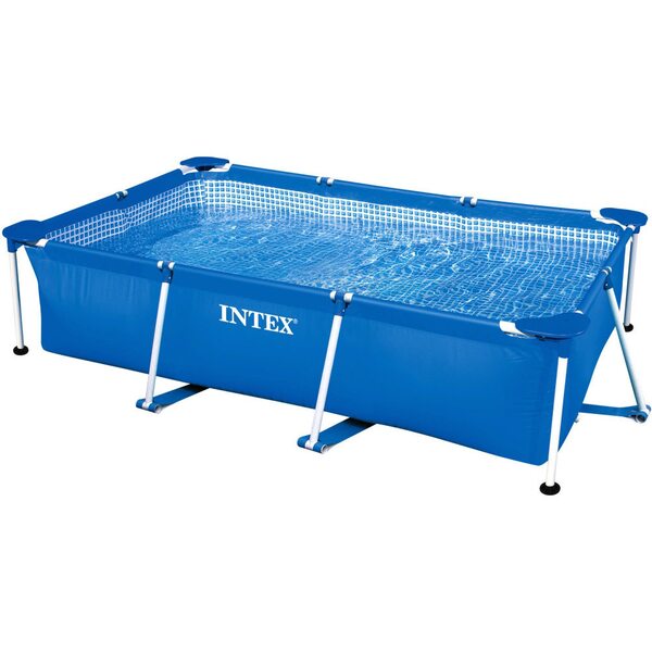 Каркасный бассейн 260х160х65. 3-х слойный ПВХ. Rectangular Frame Pool Intex 28271