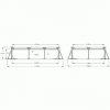 Каркасный бассейн 260х160х65. 3-х слойный ПВХ. Rectangular Frame Pool Intex 28271