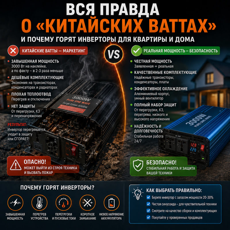 Вся правда про китайские инверторы