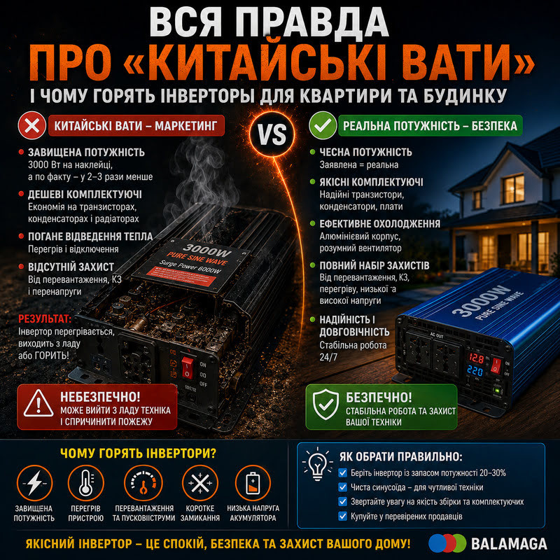 Вся правда про китайські інвертори